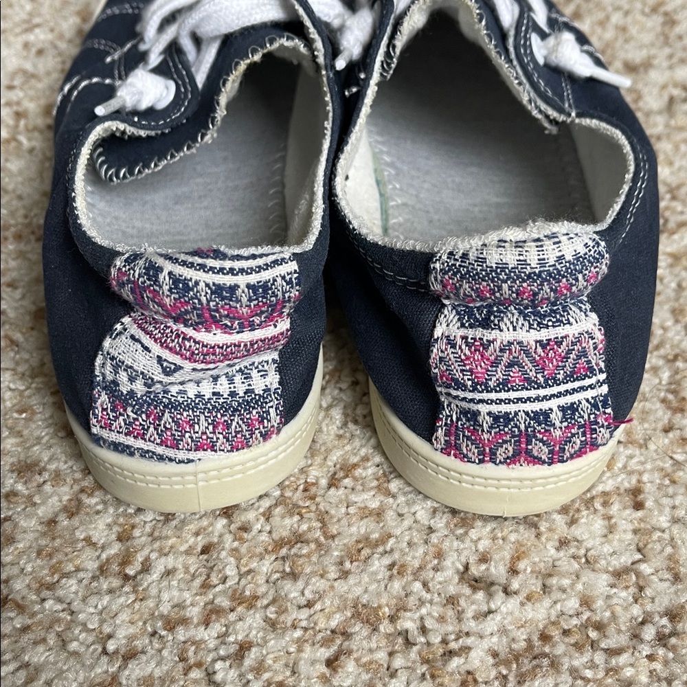 Jellypop Dallas Navy Blue Sneakers Size 8.5 - Picture 4 of 6